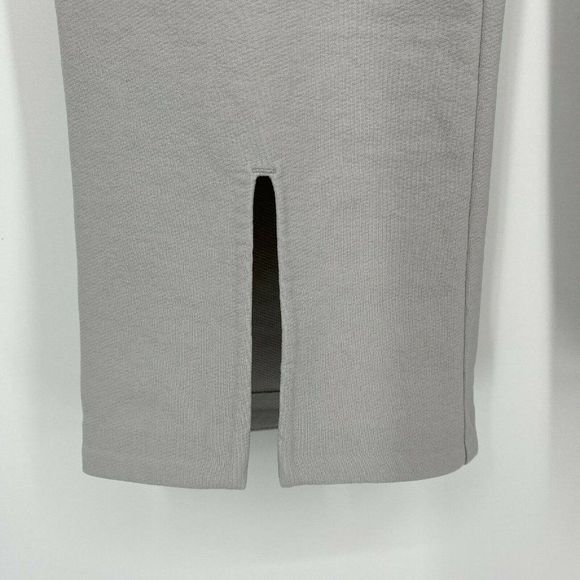 Athleta Wander Slim Straight Zip Back Stretch Crop Pants Galactic Grey Size 2 - Picture 4 of 11